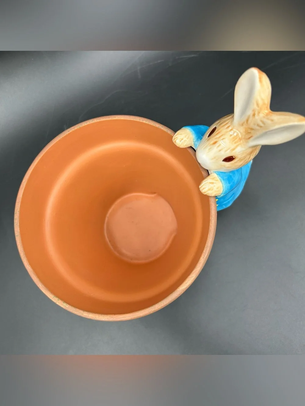 Beatrix Potter Peter Rabbit Teleflora Flower Pot Planter 2000 Ceramic Decor